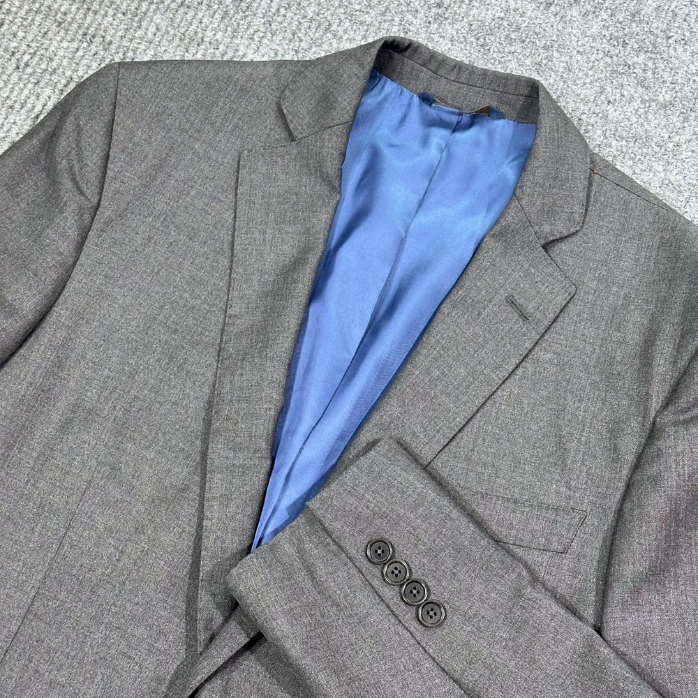 Brooks Brothers Blazer Mens 40R Grey Wool Regent Brooksgate Coat Vitale Barberis